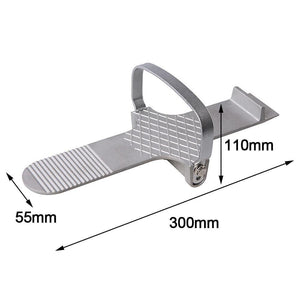 Planet Gates 100007505 Multifunctional Drywall Door Foot Use Hand Tool Repair Control Plate Strong Simple Board Lifter Anti Slip Plaster Sheet Alloy
