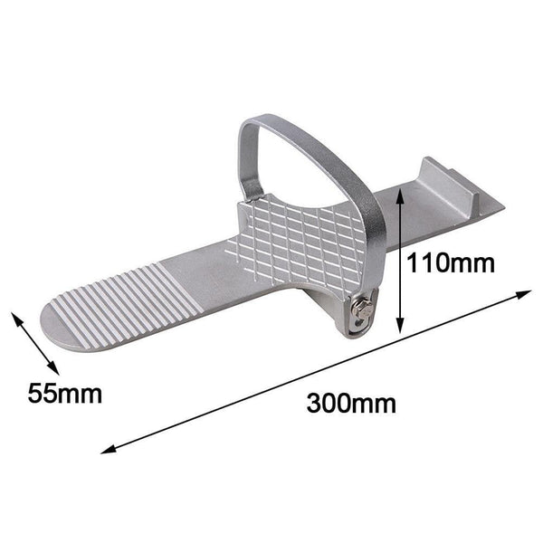 Planet Gates 100007505 Multifunctional Drywall Door Foot Use Hand Tool Repair Control Plate Strong Simple Board Lifter Anti Slip Plaster Sheet Alloy