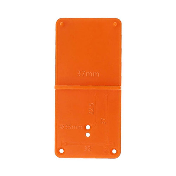 Planet Gates 100007505 orange 35/40mm Woodworking Punch Hinge Drill Hole Opener Locator Guide Drill Bit Hole Tools Door Cabinets DIY Template Woodworking Tool