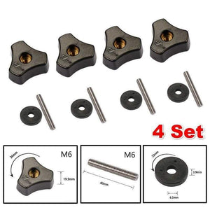 Planet Gates 100007505 Part A Extended Feather Loc Board Set Multi-purpose Woodworking Engraving Machine Double Featherboards Miter Gauge Slot DIY Tools