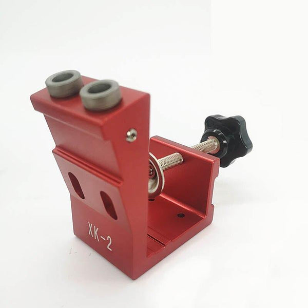 Planet Gates 100007505 Pocket Hole Drill Guide Dowel Jig Oblique Hole Locator Drilling Kit Aluminium Woodworker DIY Tools With 9mm Drill Bit