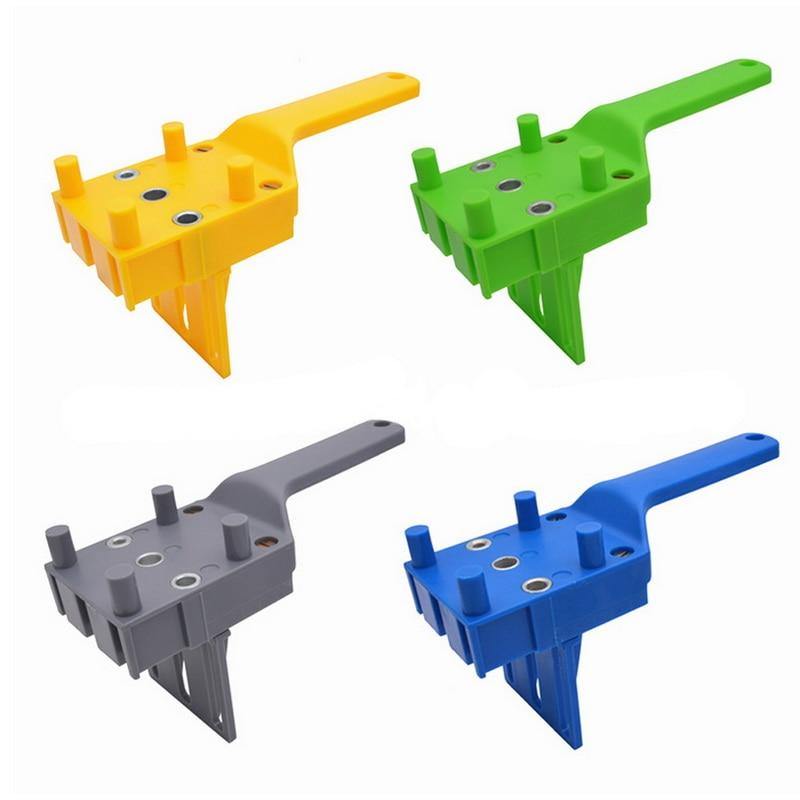 Planet Gates 100007505 Quick Wood Doweling Jig Woodworking Oblique Hole Locator Durable Practical Multi-functional Drill Bits Pocket Hole Jig DIY Tools