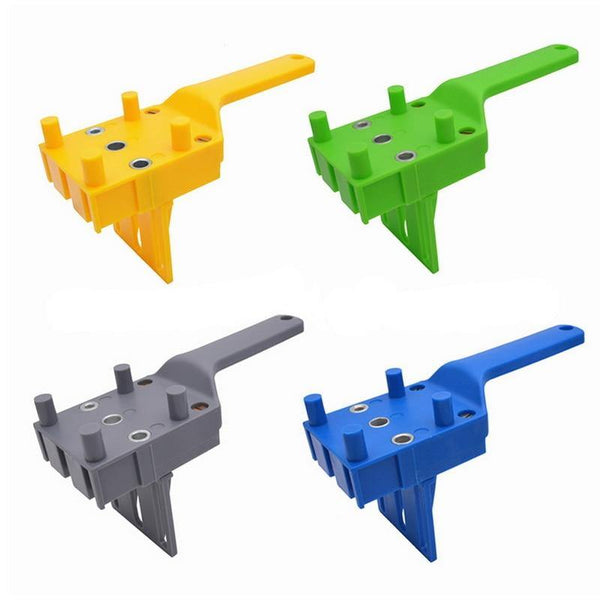 Planet Gates 100007505 Quick Wood Doweling Jig Woodworking Oblique Hole Locator Durable Practical Multi-functional Drill Bits Pocket Hole Jig DIY Tools