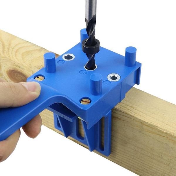 Planet Gates 100007505 Quick Wood Doweling Jig Woodworking Oblique Hole Locator Durable Practical Multi-functional Drill Bits Pocket Hole Jig DIY Tools