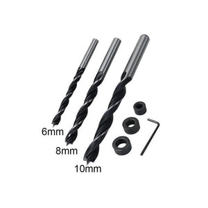 Planet Gates 100007505 Quick Wood Doweling Jig Woodworking Oblique Hole Locator Durable Practical Multi-functional Drill Bits Pocket Hole Jig DIY Tools