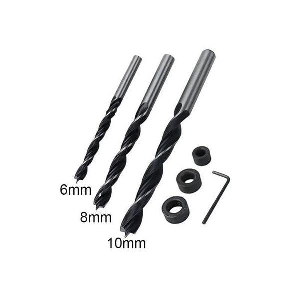 Planet Gates 100007505 Quick Wood Doweling Jig Woodworking Oblique Hole Locator Durable Practical Multi-functional Drill Bits Pocket Hole Jig DIY Tools