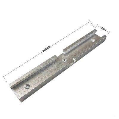 Planet Gates 100007505 Red, Silver Tone Woodworking T Slot Cross Connector Guide Rail Track Intersection Parts Woodworking Workbench Tools