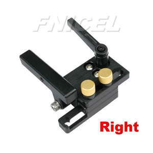 Planet Gates 100007505 Right Track Stop / 400mm 400-800mm Aluminum Alloy T Track Slot With Scale And Miter Track Stop Movable Scale T-tracks Router Table Saw Woodworking DIY