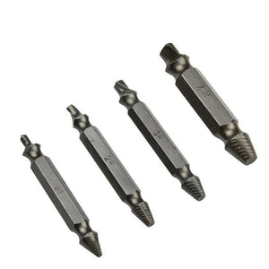 Planet Gates 100007505 Screw Extractor Drill Screwing Device Drill Removal Broken Bolts Easy Out Double Side Bolt Stud Screw Remover Extractors Tools