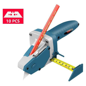 Planet Gates 100007505 SET-2 Gypsum Board Cutting Tool Drywall Cutting Artifact Tool With Scale Woodworking Scribe Woodworking Cutting Board Tools