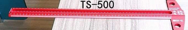 Planet Gates 100007505 T-500 Woodworking Scribe 60-600mm T-type Ruler Scribing Ruler Aluminum Alloy Line Drawing Marking Gauge DIY Measuring Tools