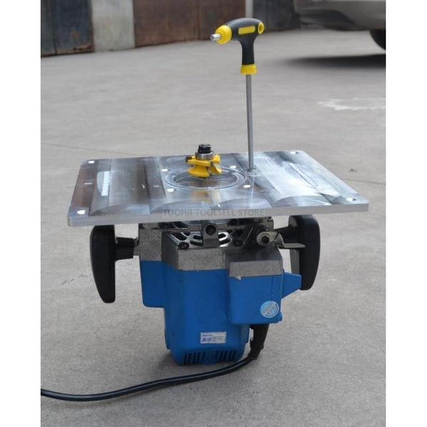 Planet Gates 100007505 Trimming Machine Flip Plate Engraving Machine Aluminum Router Table Insert Plate DIY Woodworking Benches Router Table Plate