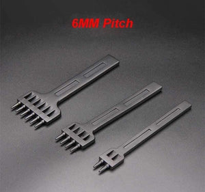 Planet Gates 100007505 type A 6mm ZK30 Alloy Steel DIY Leather Tool 4Mm Set Row Belt Punch Round/Diamond Hand Punch Leather Stitching Punching Tools