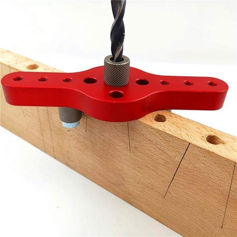 Planet Gates 100007505 Vertical Pocket Hole Jig 6/8/10mm Woodworking Dowelling Self Centering Drill Guide Kit Wood Drilling Locator  Hole Puncher