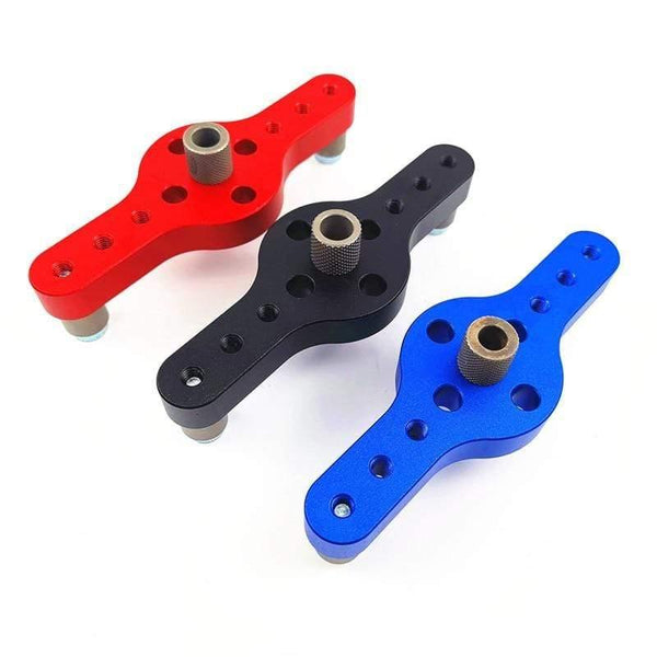 Planet Gates 100007505 Vertical Pocket Hole Jig 6/8/10mm Woodworking Dowelling Self Centering Drill Guide Kit Wood Drilling Locator  Hole Puncher