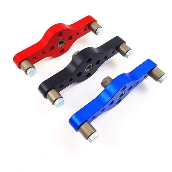 Planet Gates 100007505 Vertical Pocket Hole Jig 6/8/10mm Woodworking Dowelling Self Centering Drill Guide Kit Wood Drilling Locator  Hole Puncher