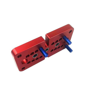 Planet Gates 100007505 Woodworking 3 In 1locator Punch Hole Opener Dowel Punch Woodworking DIY Tools (Red)