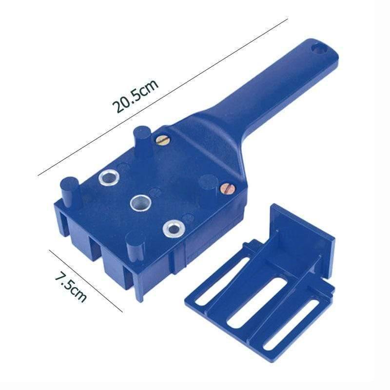 Planet Gates 100007505 Woodworking Pocket Hole Jig Plastic Dowel Jig Handheld Puncher 6 8 10mm Drill Bit Guide Straight Hole Drilling Carpentry Tool