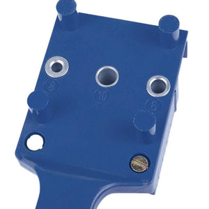 Planet Gates 100007505 Woodworking Pocket Hole Jig Plastic Dowel Jig Handheld Puncher 6 8 10mm Drill Bit Guide Straight Hole Drilling Carpentry Tool