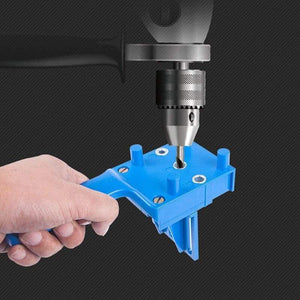 Planet Gates 100007505 Woodworking Pocket Hole Jig Plastic Dowel Jig Handheld Puncher 6 8 10mm Drill Bit Guide Straight Hole Drilling Carpentry Tool