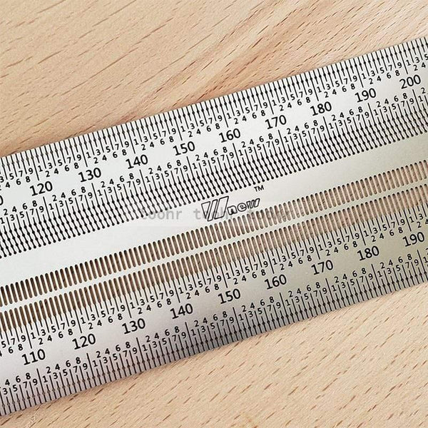 Planet Gates 100007505 Woodworking Scribe 180-400mm T-type Ruler Hole Scribing ruler crossed-out tool Line Drawing Marking Gauge DIY Measuring Tool
