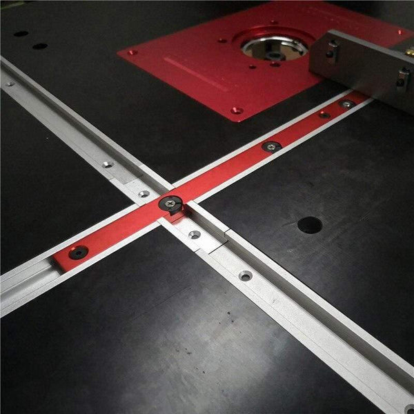 Planet Gates 100007505 Woodworking T Slot Cross Connector Guide Rail Track Intersection Parts Woodworking Workbench Tools