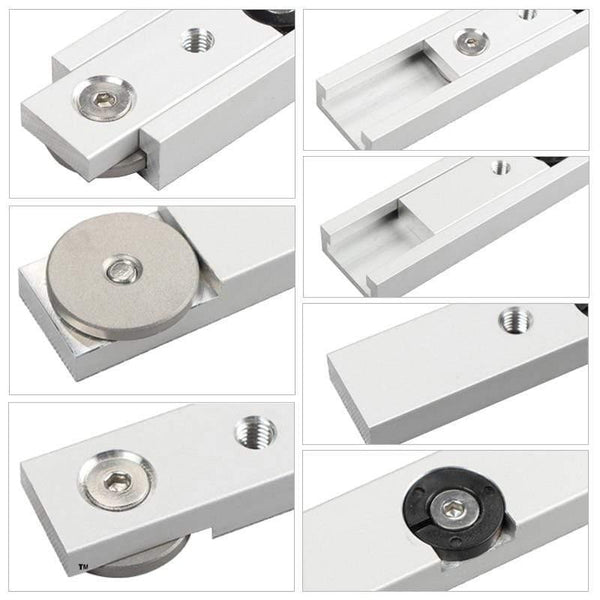 Planet Gates 100007505 Woodworking T-tracks Slot Miter Track Aluminium Alloy Miter Track Miter Bar Slider Table Saw Miter T Screw T Slider Tools DIY