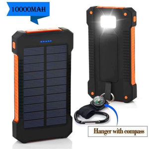 Planet Gates 10000mAh Portable Solar Power Bank Charger Dual USB Power Bank For iPhone 6 6S 7 Plus 8 Samsung Extend Battery PowerBank