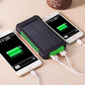 Planet Gates 10000mAh Portable Solar Power Bank Charger Dual USB Power Bank For iPhone 6 6S 7 Plus 8 Samsung Extend Battery PowerBank
