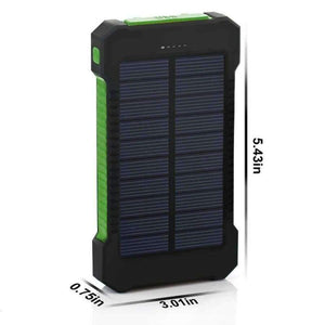 Planet Gates 10000mAh Portable Solar Power Bank Charger Dual USB Power Bank For iPhone 6 6S 7 Plus 8 Samsung Extend Battery PowerBank