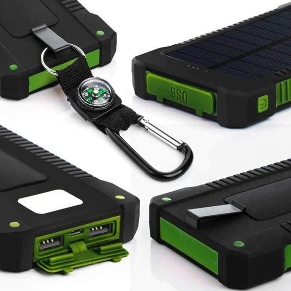 Planet Gates 10000mAh Portable Solar Power Bank Charger Dual USB Power Bank For iPhone 6 6S 7 Plus 8 Samsung Extend Battery PowerBank