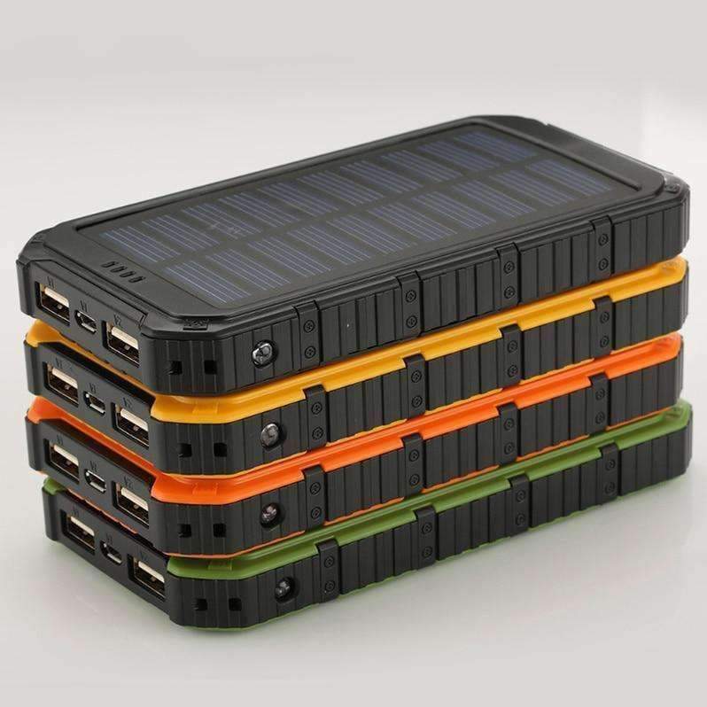 Planet Gates 10000mah Portable solar power bank Dual USB with LED external battery powerbank for iphone x Samsung xiaomi