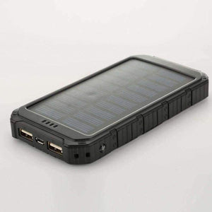 Planet Gates 10000mah Portable solar power bank Dual USB with LED external battery powerbank for iphone x Samsung xiaomi