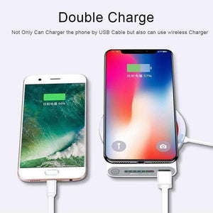 Planet Gates 10000mAh Universal Portable Power Bank Qi Wireless Charger For iPhone Samsung S6 S7 S8 Powerbank Mobile Phone Wireless Charger