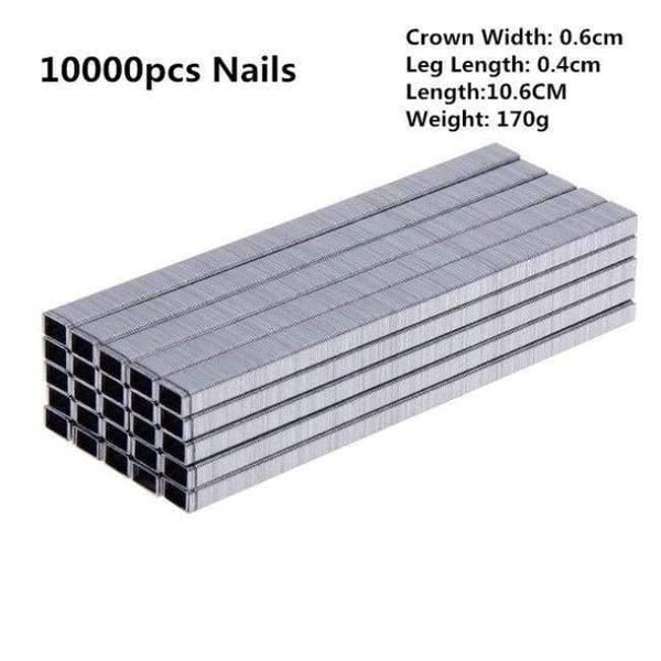 Planet Gates 10000pcs Nails Labor Saving Plant Branch Handle Tying Binding Machine Flower Vegetable Binding Nails Tapes Grafting Gardening Tools