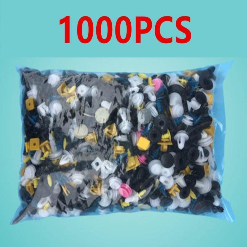 Planet Gates 1000PCS Auto Door bumper Mixed car fastener Vehicle Car Bumper Clips Retainer Rivet audio install tools parts stickers