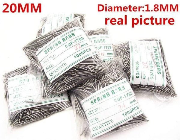 Planet Gates 1000PCS / bag High quality watch repair tools & kits 20MM  spring bar watch repair parts diameter 1.8MM - BS833