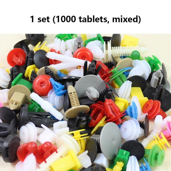 Planet Gates 1000PCS Install Tools Car Buckles Mixed Auto Fastener Car Door Bumper Fender Rivet Retainer Clips Accessories