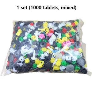 Planet Gates 1000PCS Install Tools Car Buckles Mixed Auto Fastener Car Door Bumper Fender Rivet Retainer Clips Accessories