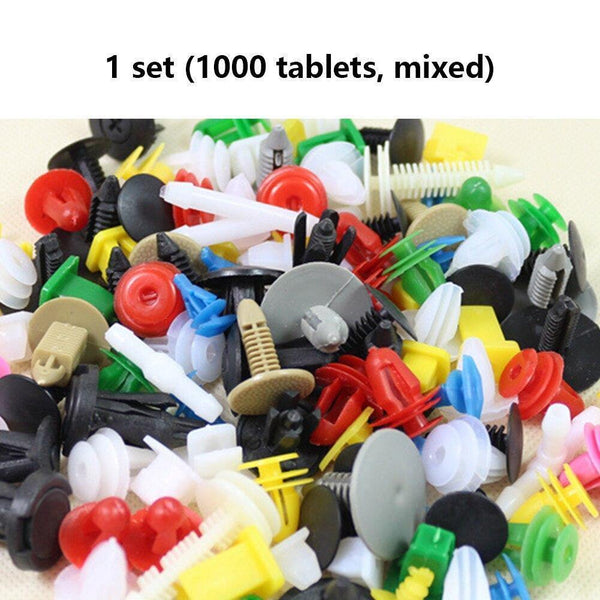 Planet Gates 1000PCS Install Tools Car Buckles Mixed Auto Fastener Car Door Bumper Fender Rivet Retainer Clips Accessories