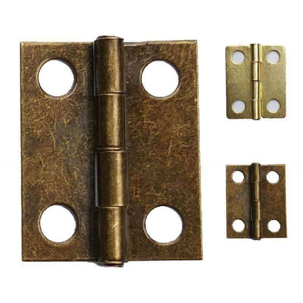 Planet Gates 1000pcs/lot 18 *15mm Bronze Antique Brass Hinges Wholesale Wooden Small Furniture Accessories For Dolls Box Hardware Decoration