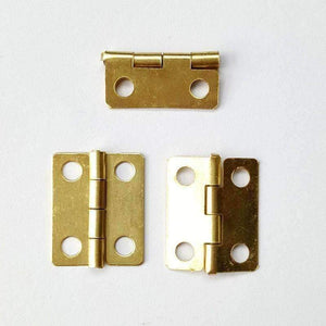 Planet Gates 1000pcs/lot 18 *15mm Bronze Antique Brass Hinges Wholesale Wooden Small Furniture Accessories For Dolls Box Hardware Decoration