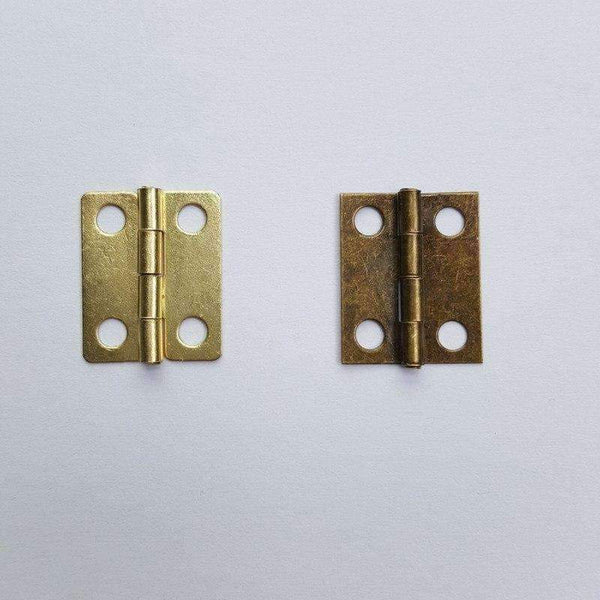 Planet Gates 1000pcs/lot 18 *15mm Bronze Antique Brass Hinges Wholesale Wooden Small Furniture Accessories For Dolls Box Hardware Decoration