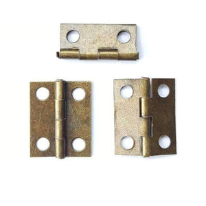 Planet Gates 1000pcs/lot 18 *15mm Bronze Antique Brass Hinges Wholesale Wooden Small Furniture Accessories For Dolls Box Hardware Decoration