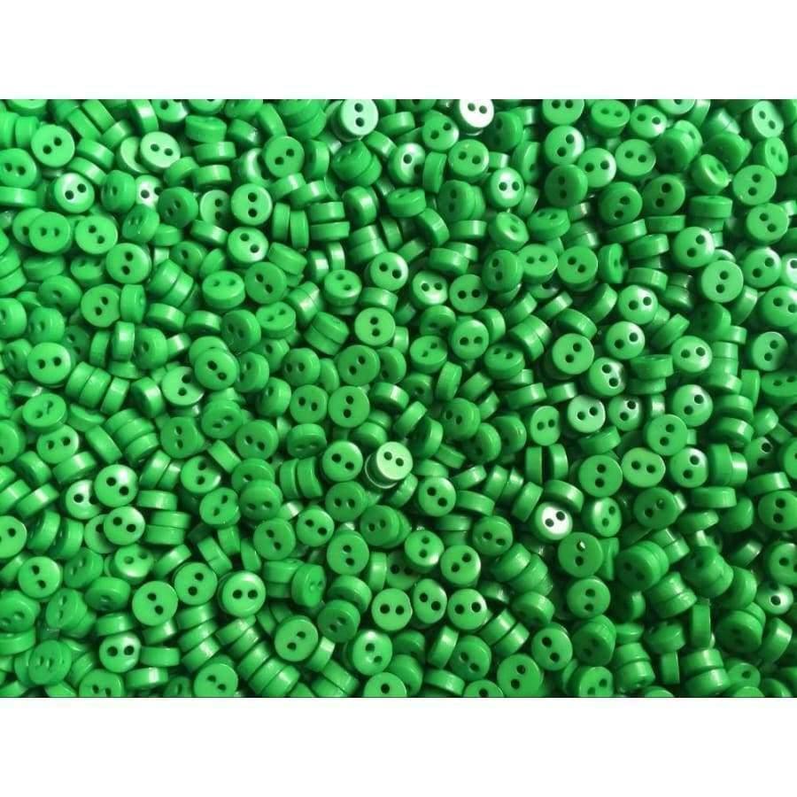 Planet Gates 1000Pcs/lot 6mm Mini Tiny Resin Buttons Dark Green Round Sewing Button Embellishments For Scrapbooking Cardmaking