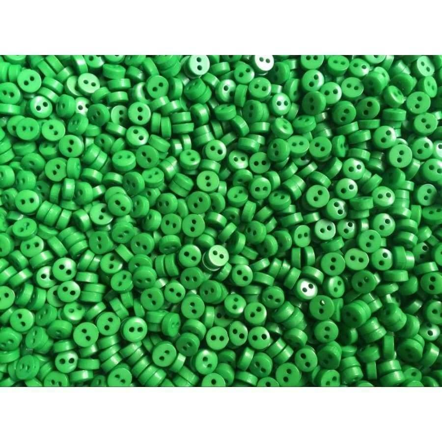 Planet Gates 1000Pcs/lot 6mm Mini Tiny Resin Buttons Dark Green Round Sewing Button Embellishments For Scrapbooking Cardmaking