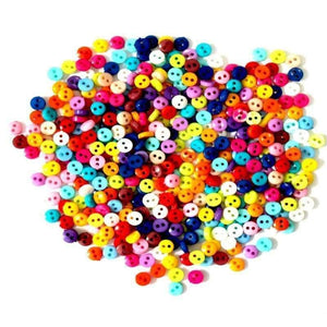 Planet Gates 1000Pcs/lot Small Size Sewing Button Sewing Accessories Plastic Buttons for Garment DIY Scrapbooking Knopf Buttons