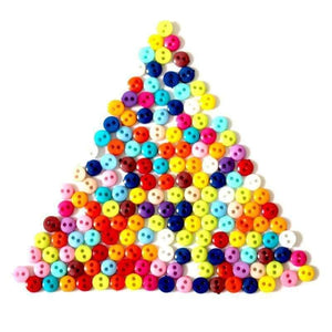 Planet Gates 1000Pcs/lot Small Size Sewing Button Sewing Accessories Plastic Buttons for Garment DIY Scrapbooking Knopf Buttons