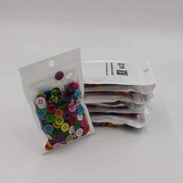 Planet Gates 1000pcs Multicolor Round Resin Buttons 4 Holes Fit Sewing And Scrapbooking 11mm Sewing Accessories Children's clothing buttons