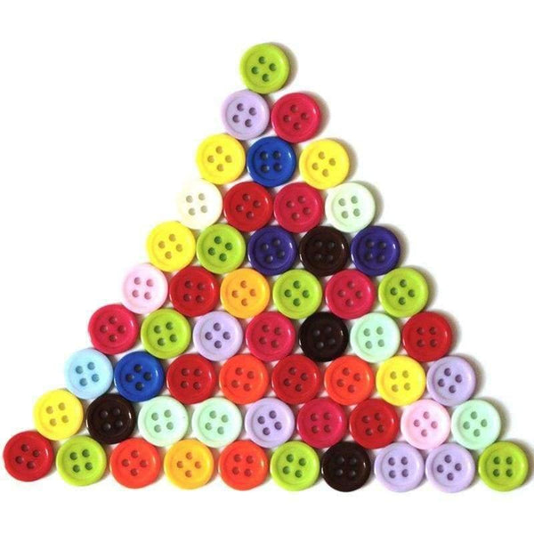 Planet Gates 1000pcs Multicolor Round Resin Buttons 4 Holes Fit Sewing And Scrapbooking 11mm Sewing Accessories Children's clothing buttons